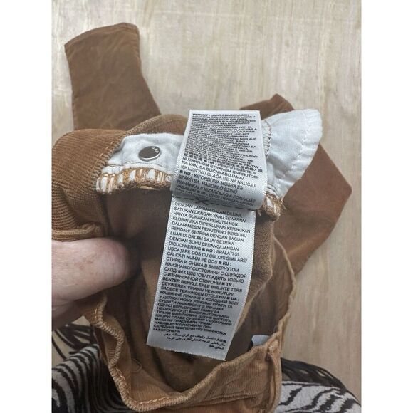 Gap Denim Legging Corduroy Brown 16/33 - Picture 4 of 7
